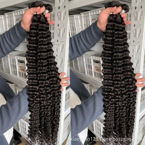 Brazilian Kinky Curly Raw Virgin Cuticle Aligned Hair 3Bundles With Swill Lace Closure 40inch Weave Extensions Virgin Human Hair